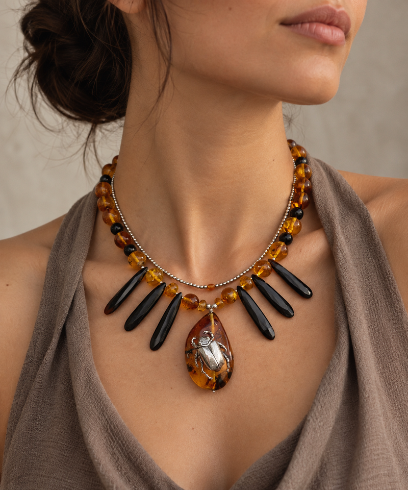 Beetle Radiance Necklace