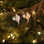 Detail of Angel Fern Earrings by Flora María