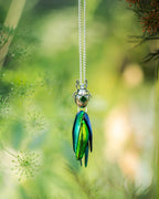 Detail of Beetle Choker by Flora María