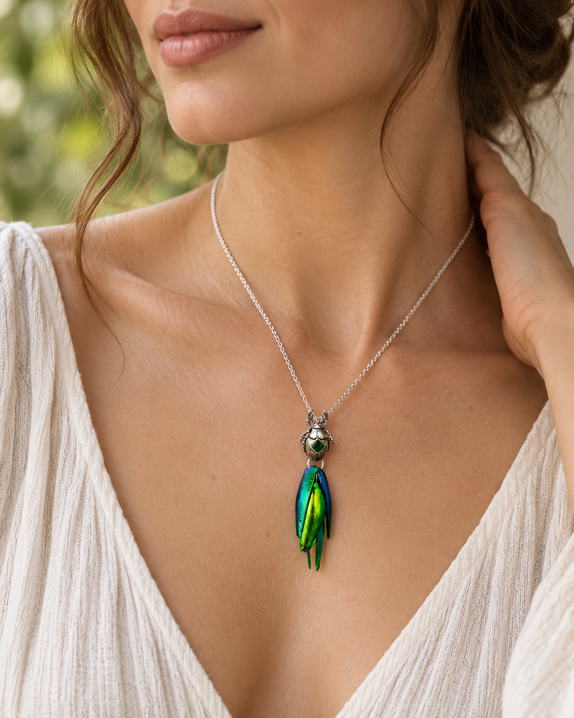 Beetle Necklace