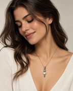 Axolotl Moon Necklace