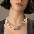 Three Swallows Necklace