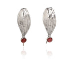 Detail of Vanilla Orchid Earrings by Flora María