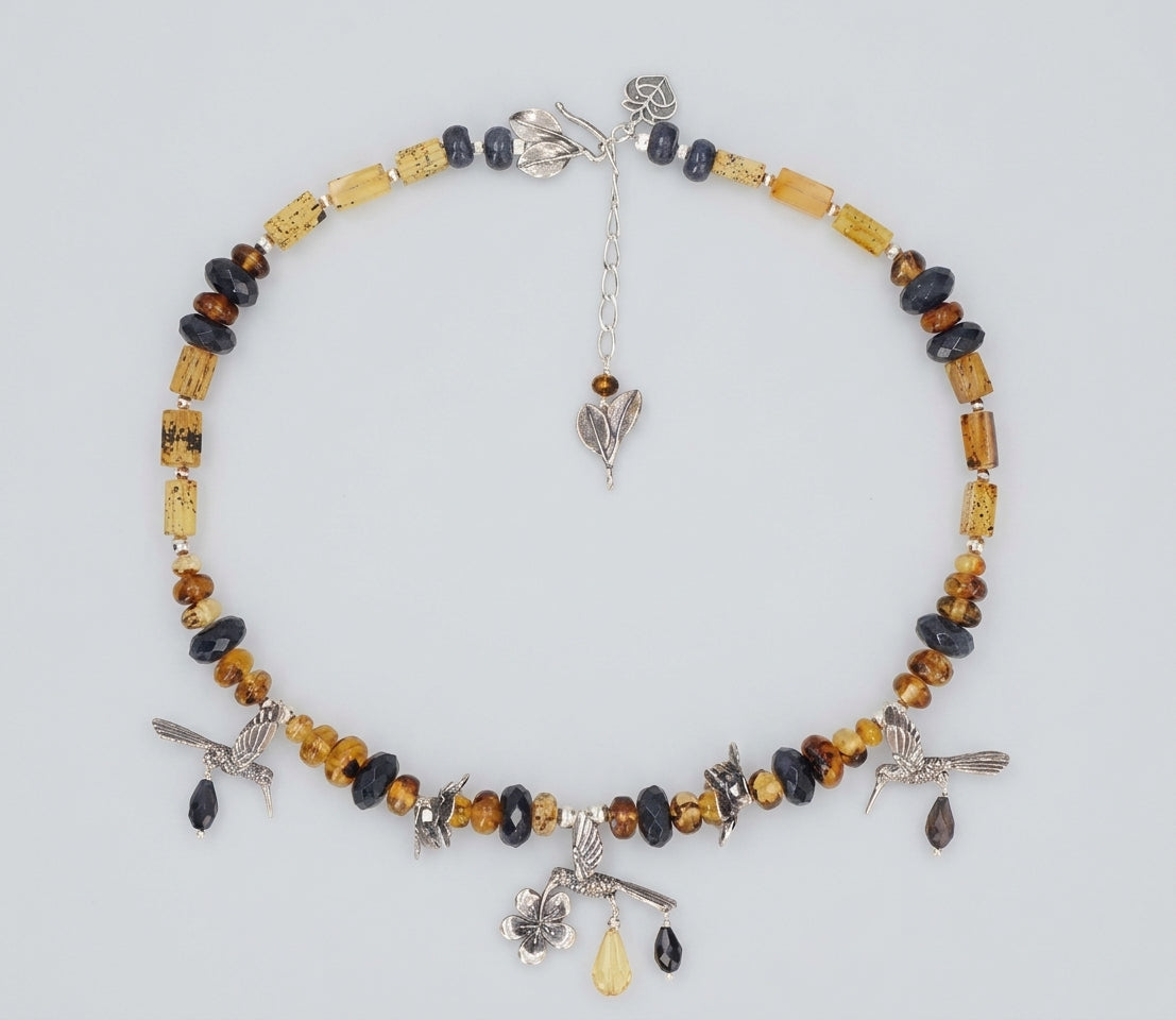Blue Flight Necklace